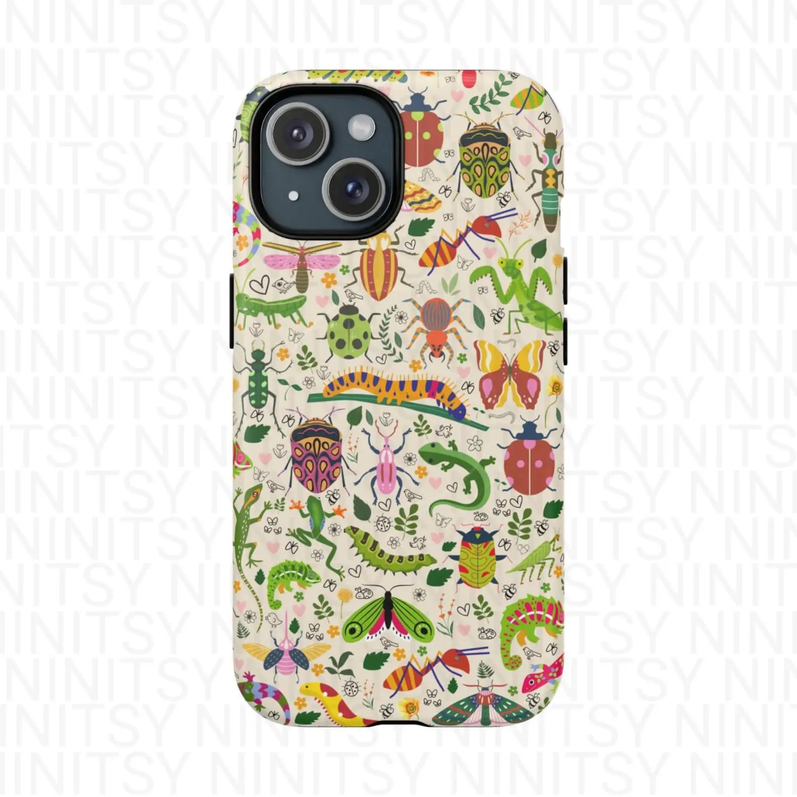 Bug Magnetic iPhone Case Colorful Insect Tough Phone Cases
