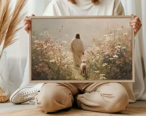 111x7 Jesus Leaves The 99 Christian Wall Art Printable Poster