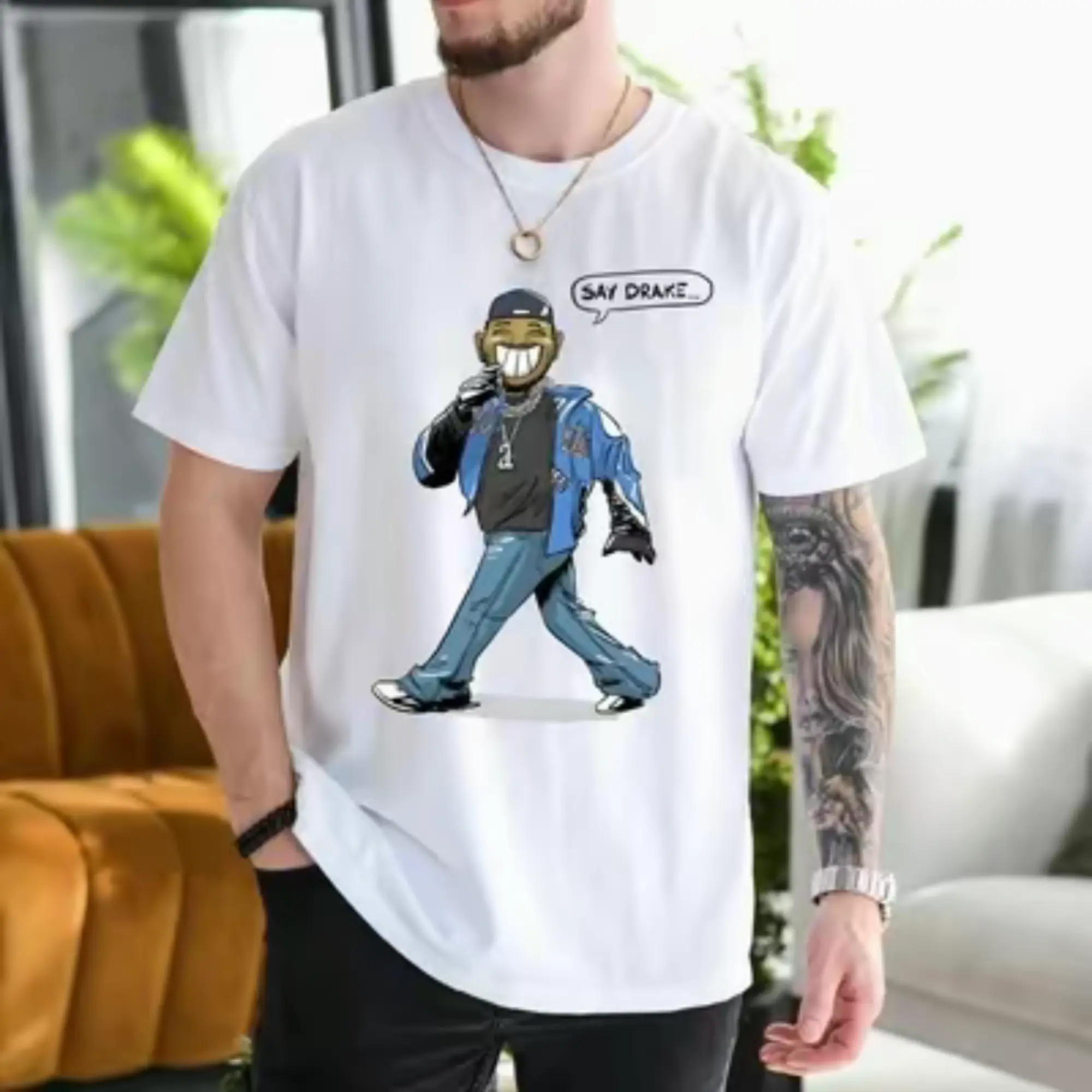 They Not Like Us T-Shirt, Funny Rap Fans TShirt, Say Drakee T-Shirt, Kendlck Lamar Say Dr4ke T-Shirt, Unisex Cotton Tee
