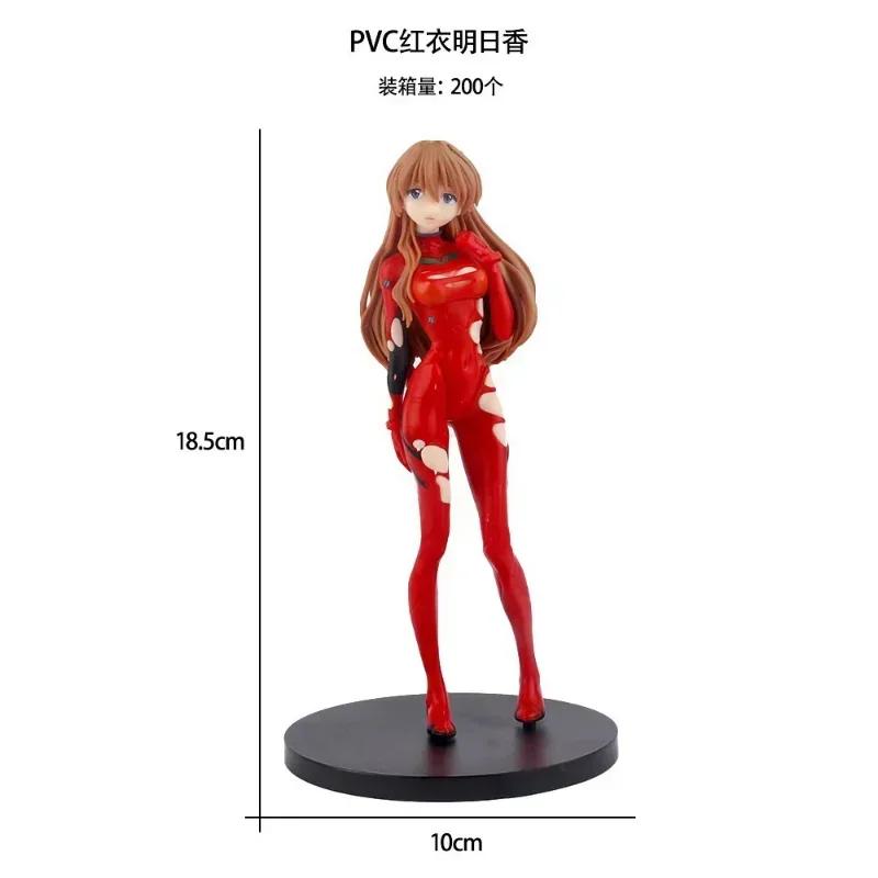 18cm Neon Genesis Evangelion Anime Figure EVA Short Hair Rei Ayanami Action Figure Asuka Figurine PVC Collection Model Toys Gift