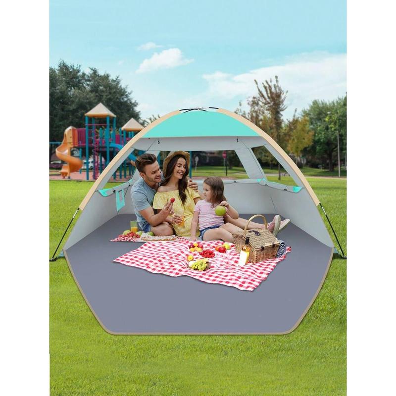 Beach Tent Sun Shelter, Designed For 3-10 People, With UPF 50+ UV Protection. Lightweight, Easy Setup, And Portable-Perfect For Beach Shade And Cabana Use. Beach Tent Sun Shelter, Designed For 3-10 People, With UPF 50+ UV Protection. Lightweight, Easy Setup, And Portable-Perfect For Beach Shade And Cabana Use.
