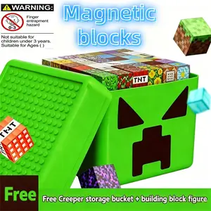 180pcs Magnetic Building Blocks, Educational Puzzle Toy, 3D Assembly Game, Creative Playset for Kids, Fun Learning Activity Set, Building Blocks Figure