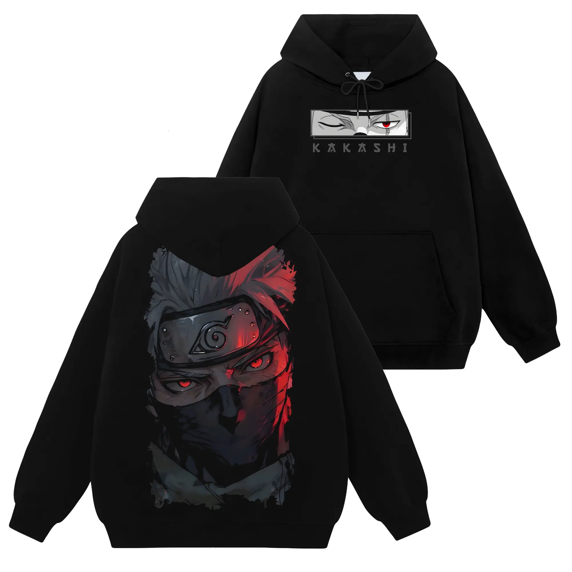 [Shinobi Shop] Limited Kakashi Hatake - Naruto Shippuden #102 Hoodie T-Shirt Sweatshirt, Retro Vintage Unisex Graphic 90s Cotton, Gift For Wibu, Anime Manga Y2K Streetwear
