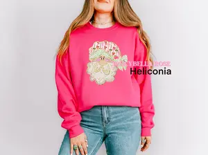 Preppy Santa sweatshirt