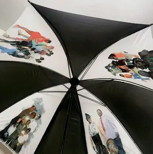 Black and White Golf Umbrella- Xl customized