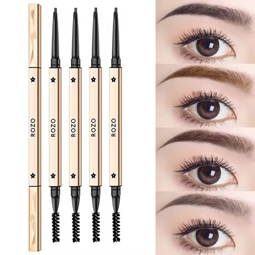 3PCS Eyebrow Pencil Female Waterproof Long-lasting Non-fading Extremely Fine Head Wild Eyebrow