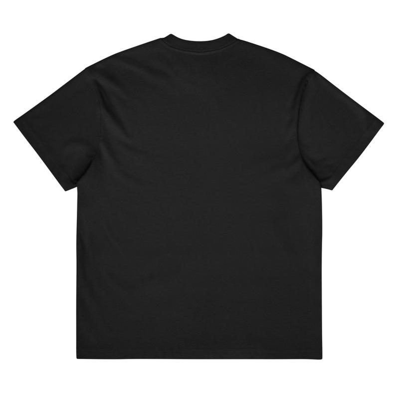 People over profits box tee (WHITE LOGO)