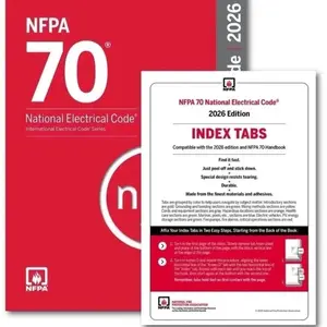 NEC 2026 Code Book NFPA 70 National Electrical Code New Edition with Index Tabs for Easy Reference