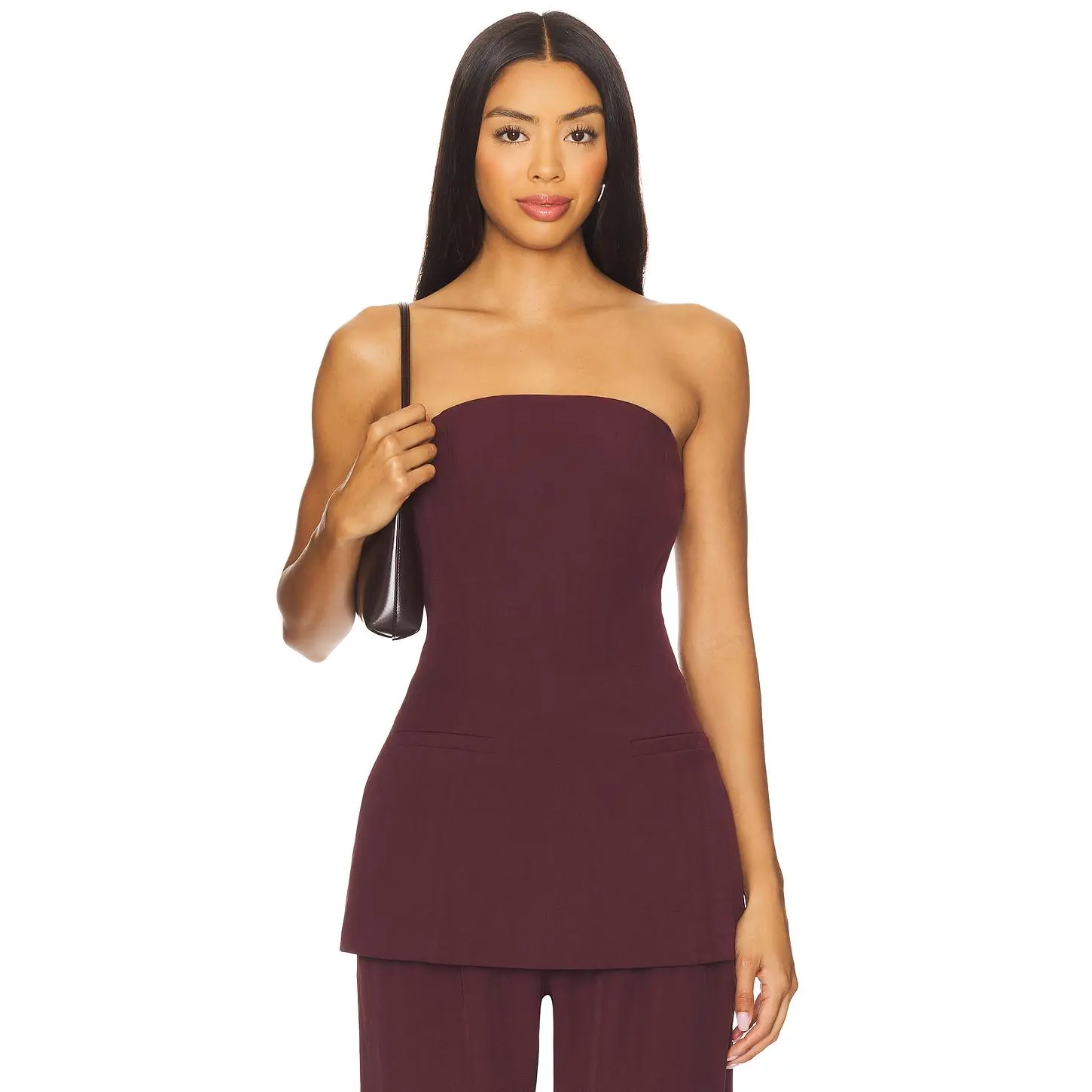 4th & Reckless Maggie Corset in Burgundy