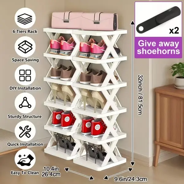 2 pieces white 6 layers