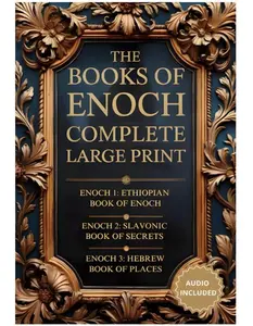 The Books of Enoch Complete: Large Print Edition (Annotated and Illustrated). The Full Collection with Enoch 1, 2, 3 and Audio Paperback – Large Print
