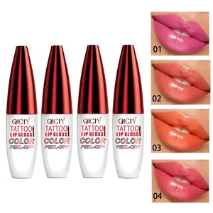 4-color tear off lip gloss set is durable, waterproof, sweat proof, non smudging, non staining, and not easy to peel off. Suitable for various makeup looks, Tinted Lip