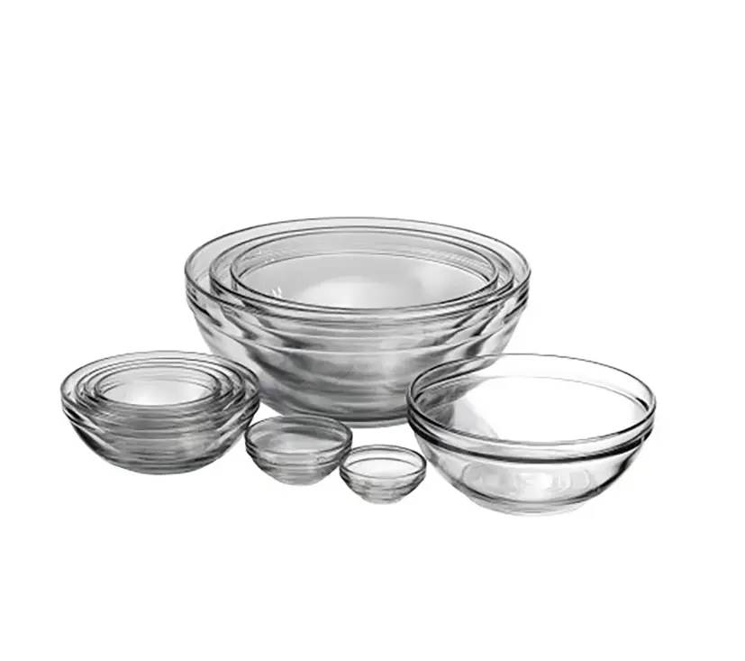 Mainstays Glass Mixing Bowls, 10 Piece Set