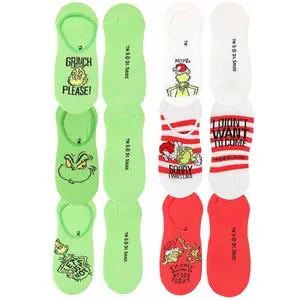 Dr. Seuss Grinch No-Show Socks 6-Pack