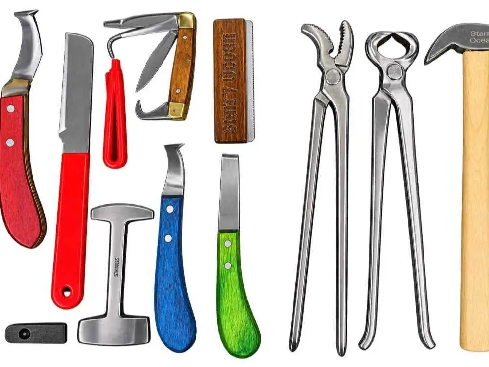 13 items Heavy Duty Professional Horse Care Farrier Hoof Clincher Tool Kit