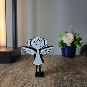 Memorial Stick Family Figures – Angel Son, Daughter, Baby, Grandparents & Pets