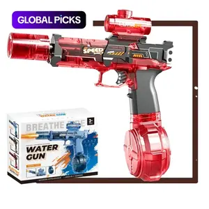Portable Automatic Electric Water Gun, Handheld Pulse Water Gun Blasts with Water Spray for Pool and Beach Fun, USB Rechargeable Summer Party Toy for Ages 3-6 #GLOBAL PICKS