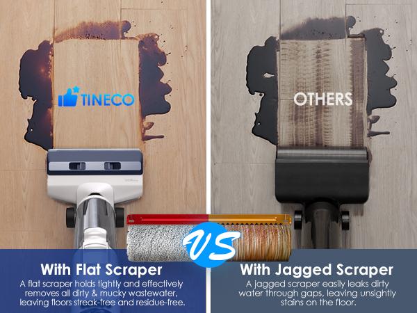 Tineco iFLOOR 5 Breeze Complete Wet Dry Vacuum Floor Washer One-Step Cleaning for Hard Floors Edge Clean Auto Self-Cleaning Lightweight Cordless Design Blue - Household Appliances