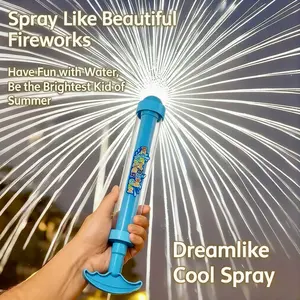 Creative Firework Water Gun, Pull-Style Handheld Kids Outdoor Toy, Summer Beach Fight Photo Prop