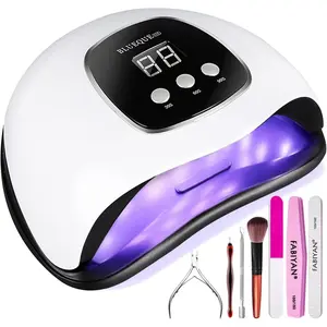UV Light for Nails, 48W LED Nail Light for Gel Polish, Fast Nail Dryer with Automatic Sensor, 3 Timer Setting, Small &amp; Portable, UV LED Nail Lamp for Fingernail and Toenail