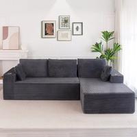 Dark Grey-Right Facing Chaise