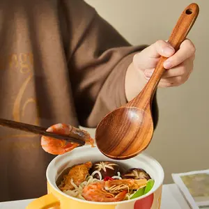 Vintage Style Wooden Spoon Set, Precise Seasoning Tools, Rustic Kitchen Utensils, High-Quality Wood Spoons for Cooking & Baking, Kitchenware