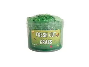 Fresh Cut Grass Slime - Sand Bingsu Cloud Texture Satisfying Play Toy for Stress Relief