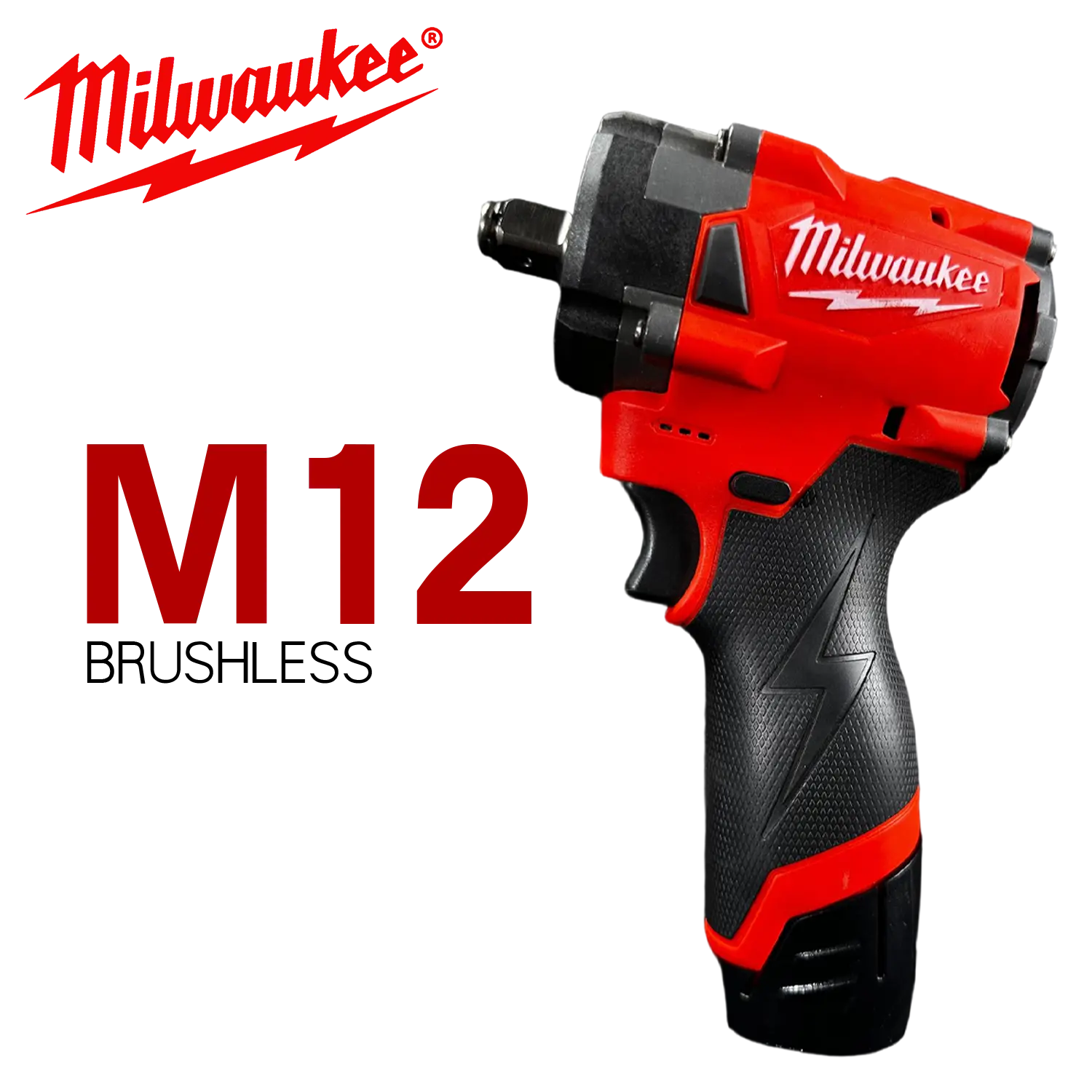 M12 12V 1/2-Inch Compact Drill Driver, All-Metal Gearbox with Variable Speed Trigger, Durable Power Head for Home Renovation, Workshop Projects, and Furniture Assembly mount cordless power tool torque high heavy-duty electric wrench stable maintenance diy