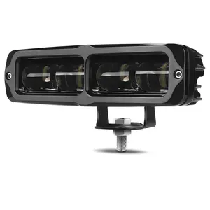 6 Inch LED Light Bar 1PCS 60W Single Rows Flood Beam Slim LED Pods Work Off Road Driving Backup Light for Truck ATV SUV UTV Motorcycle Boat