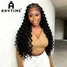 Women's 26-Inch Natural Wave Full Frontal Synthetic Lace Front Wig, Pre-Plucked Curly Hairline Edges, Heat-Resistant Fiber, Glue-Free, for Daily Wear