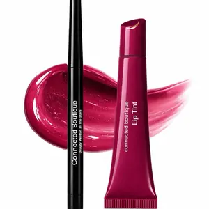 Lip Tint meadowfoam oil treatment Set with Longwear lip liner  - Wine - Moisture  Hyaluronic Acid