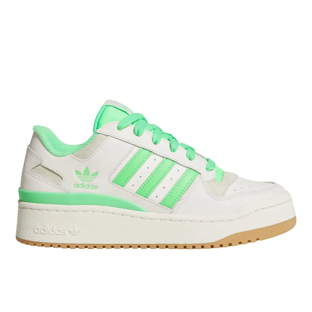 adidas Womens Forum Bold Stripes Sneakers Shoes Casual - Green, White