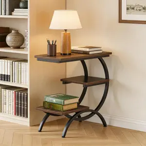 Chic End Table,C-Shaped Side Table,Sofa Table