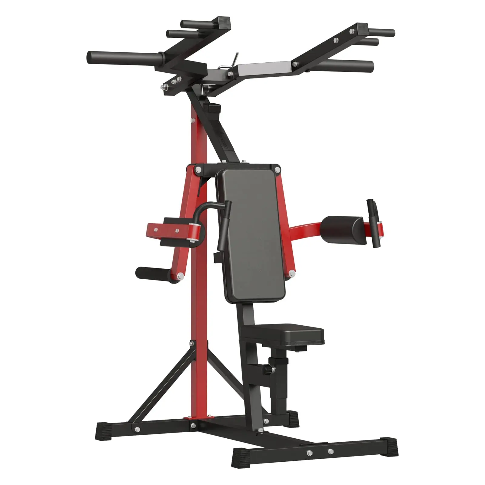 Deltoid and Shoulder Press Machine, Lateral Raise Machine with Adjustable Seat and Backrest, 800 Weight Capacity Upper Body Exercise Equipment Triangle Frame Gym Workout Home Arm Trainer