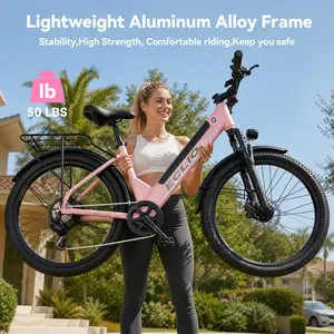 ECLIO M5L| 26'' Electric Bike |UL CERTIFIED| 1-Year Warranty Peak Power 750W Top Speed 22 mph Max Range 60 miles | High-Carbon Steel Lightweighted | Removable Battery | Dual Power-Cut Brakes All-Terrain  Fat Off-Road Tire| 30-Day Free Return Mountain bike