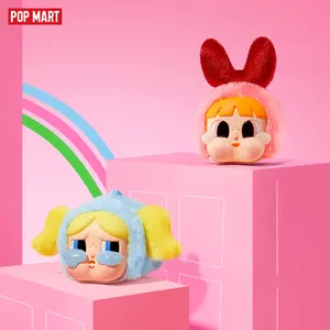 POP MART CRYBABY × Powerpuff Girls Series-Vinyl Face Plush Blind Box, Collectible Toys, Valentine’s Day Gifts