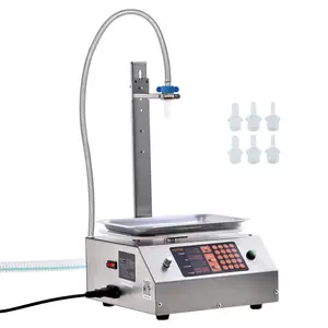 VEVOR Liquid Filling Machine,  30-15000 g Weighing Capacity, Automatic Bottle Filler Machine Bottling Machine Digital Control for Milk, Water, Oil, Wine, Beverage, Detergent, Shampoo (Single Nozzle)