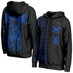 Drew McIntyre WWE Black Zip Hoodie, In Ring Style Jacket, Intense Superstar Energy, Powerful Wrestling Streetwear, Scottish Warrior Apparel For Fans