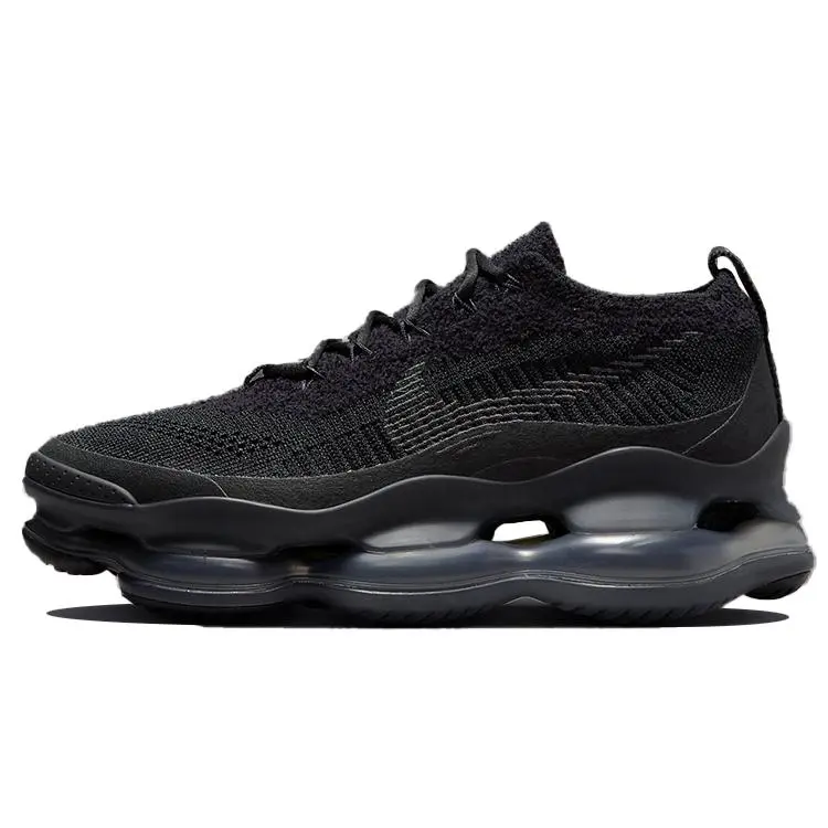 Nike Air Max Scorpion Flyknit Triple Black' Retro Cushioned Durable Low Top Casual Running Shoes Women's DJ4702-002