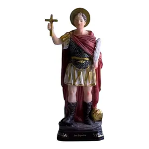 San Expedito 8" Inches Tall Saint Expeditus Estatua Brand new Warrior and protector Religious Decor Expedite