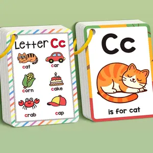 156 A–Z Learning Flash Cards for Kids | Picture & Word Cards Set