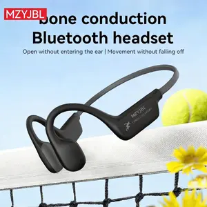 MZYJBL Bone Conduction Earphones E18 Neckband Bluetooth5.3 Headphones Sports Earhook Open Ear Earbuds HiFi Sound Wireless Headest Waterproof & Smart Touch Control