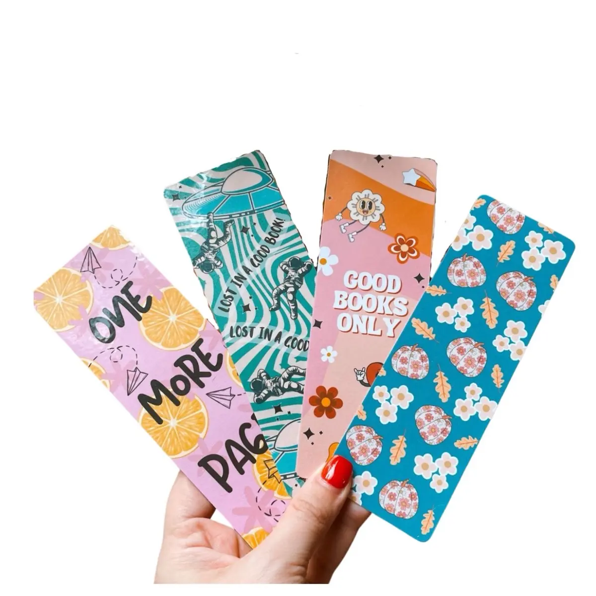 Handmade Retro Bookmarks Vol. 1 - Cardstock Bookmark Laminated