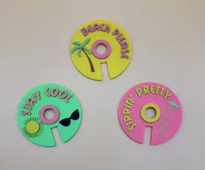 30-40 oz Cup Topper | Matte Tumbler Tag | Tumbler Gift | Custom Tumbler Accessories | Summer Stylish Accessories