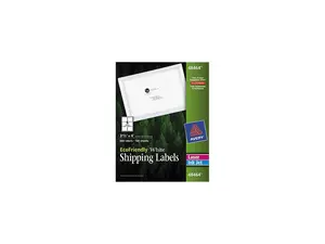 Avery EcoFriendly Laser/Inkjet Shipping Labels 3 1/3 x 4 White 600/Pack 48464