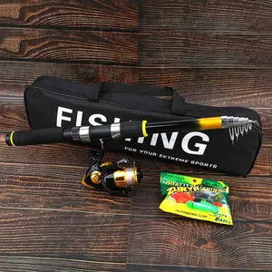 1 Set Telescopic Lure Rod Combo, Lightweight Portable Design, Complete Kit Ready to Fish, Ideal for Leisure Fishing, Beach Surf Fishing, Beginner Friendly