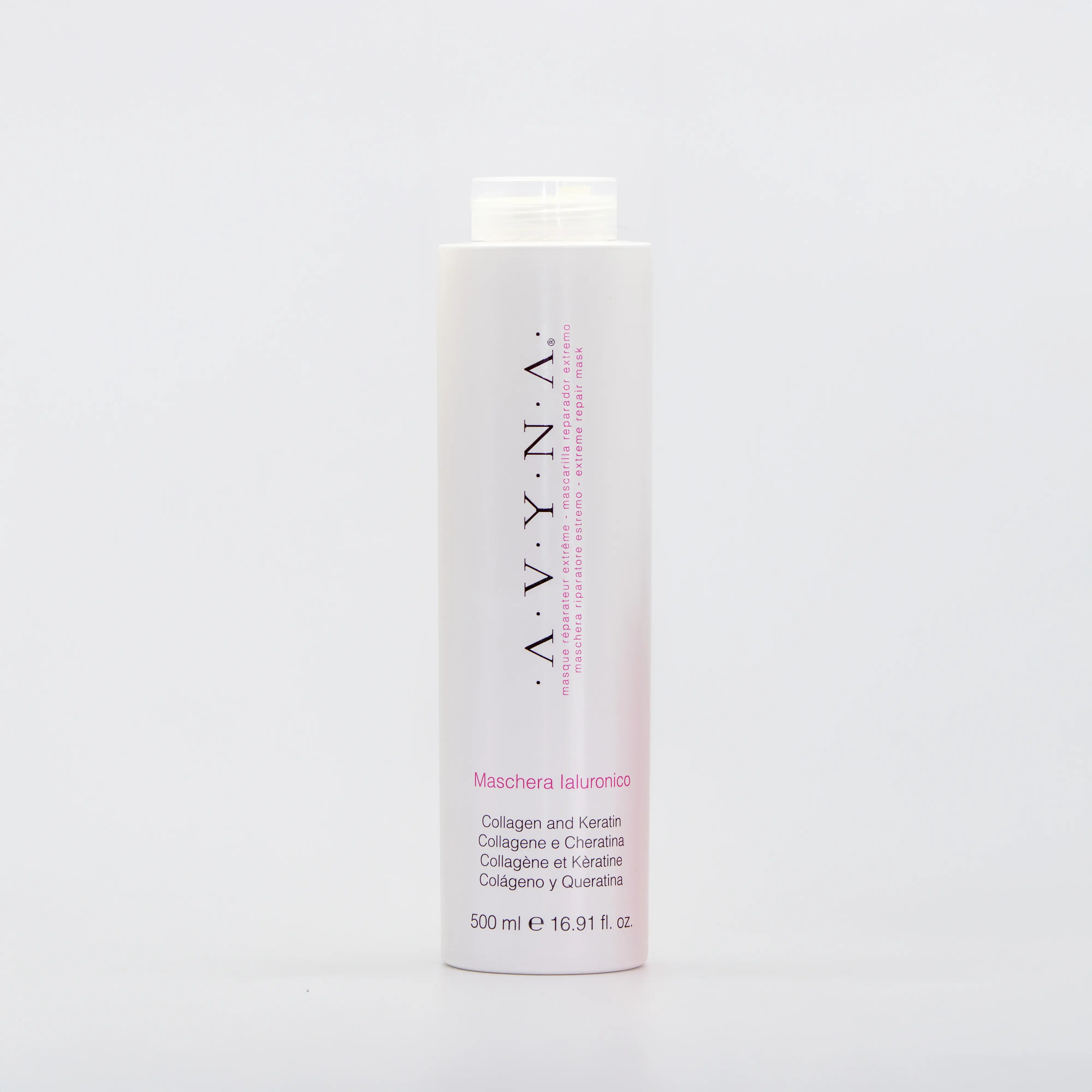 Avyna Hyaluronic Acid Hair Mask - 16.9 fl oz (500ml) Haircare Hydrating Conditioner with Collagen, Keratin Deep Repair for Silky Hair