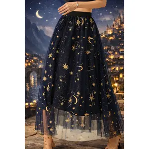 Velaris City of Starlight Skirt | Starfall Inspired Night Court Tulle Midi