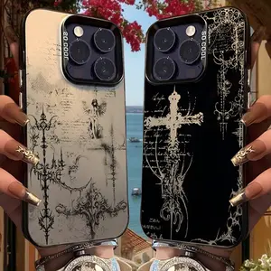 Cybersigilism Gothic Coquette Acrylic Silicone Hard Cover Frosted Case for iPhone 17 Air 16 E 15 14 Plus 13 12 11 Pro Max Samsung Galaxy S26 S25 S24 S23 S22 Protective Protection