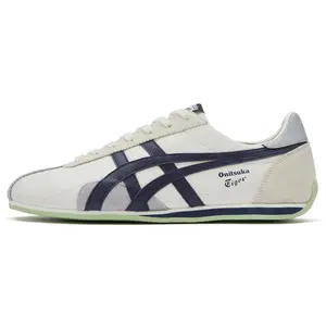 Onitsuka Tiger Classic Unisex Sneakers - Iconic Low-Top Leather Casual Walking Shoes for Men Women, Comfortable Retro Athletic Footwear